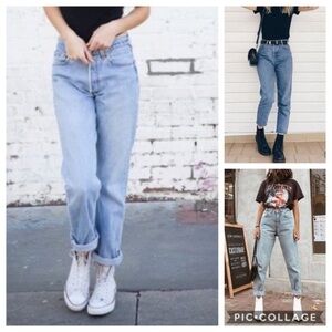 GAP Vintage 90’s Reverse high rise mom jeans 12